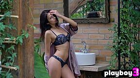 omg look at perfect 18+ sophie in lingerie her curvy booty is stunning i messed up typing that