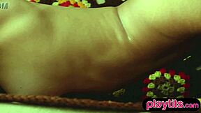 damn this petite brunette milf stripping in car flaunting perky tits gets me