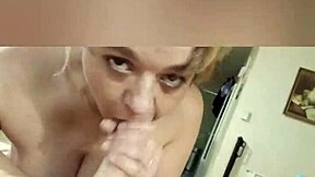 she deepthroats it sloppy with rivers of spit like a true submissive pornstar