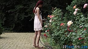 wanna see this kinky slut's footjob handjob end in massive cumshot explosion?