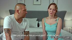 Erotic Virgin Opens Wet Snatch for Defloration