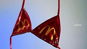 wanna see these micro bikinis barely covering juicy asses in the bath?