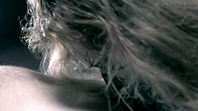 skeleton girl drops to knees for halloween horror cock sucking and cumshot