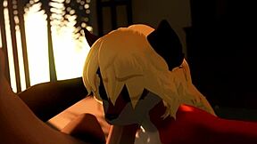 who's ready for big ass furry anal and blowjob action in this hot scene?