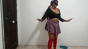 hey check my friend's wife dancing all sexy in lingerie!