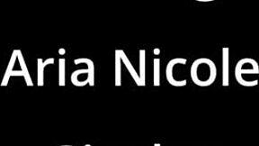 Aria Nicole Giggles Barefoot Foot Fetish Backstage Closeup