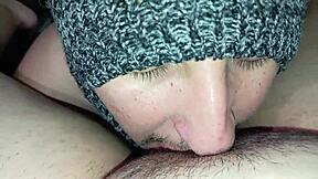 I GIVE THE BEST ORAL on my horny neighbor's big juicy pussy dripping wet!