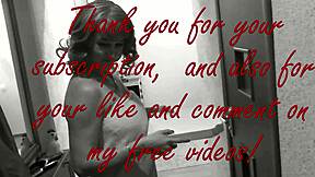 Naked Blonde Milf with Hairy Pussy Fucks Delivery Boy in Shower Doggy