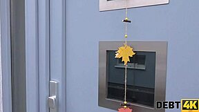 debt4k muscled guy pounds adorable jobless young debtor pov homemade reality