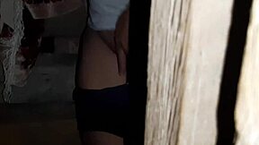 i caught this stranger masturbating in an abandoned house and just kept watching her beaver