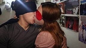 Her wet deep tongue kisses drip saliva as she craves more from black colombian lover