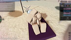 Pool sex got boring, so why not fuck on the beach next?