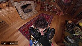 Vr sexy ebony valkyrie deepthroat fucks thor big black cock cowgirl riding marvel cosplay parody hd