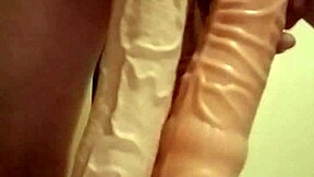 extreme anal dildo assfucking stretches her wide open!!