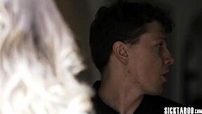 big ass teen kyler quinn deepthroats boss cock then gets fucked by two guys