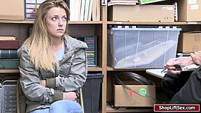 Shoplifter Kate Sucks and Fucks LP's Monster Cock Hardcore