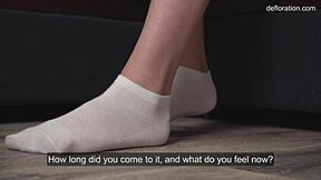 cili kocsonya masturbates shyly in virgin casting