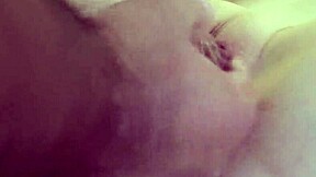 Skinny Babe's Juicy Pussy Gently Fucked in Extreme Close-Up