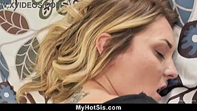 Hey Pervy Bro, Feel My Horny Stepsis Wet Pussy on Your Face?