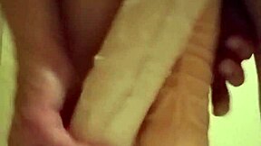 extreme anal dildo assfucking stretches her wide open!!