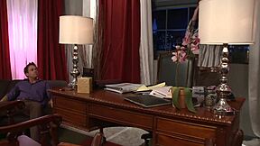 Does Sexy Milf Boss Crave Her Secretary's Monster Cock Facial Cumshot?