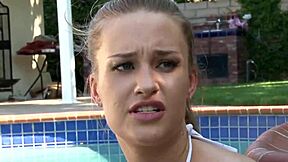 Tennis Lesbos Crave Poolside Passionate Licking