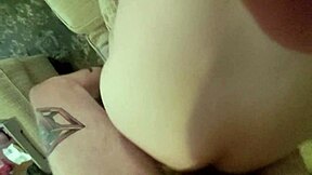 Redhead mtf transsexual impregnablelexa swaps deepthroat blowjobs with dominant wolddaddy901 then bends over doggystyle for raw bareback anal creampie quickie