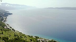 i crave slutty shalina devine and cara mella's poolside strapon pounding