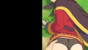 Megumin begs for full hentai creampie pounding with sound