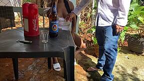 60-year-old perv rails latina girl in bar