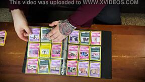 i'm flipping through missalinapaige's chubby crossdressing trading cards video