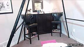 Maxine X Spreads Bubble Butt For Deep Dildo Webcam Pounding