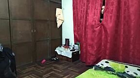 my busty stepmom sneaks into room spying months wants my cock since dad ignores her huge ass