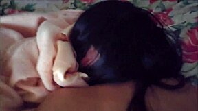 raw morning fuck with petite latina girlfriend closeup on small tits