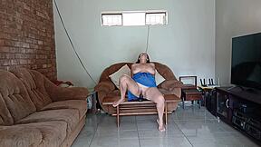 Watch this big tits milf mommy ride her huge bbc dildo while giving hot joi instructions