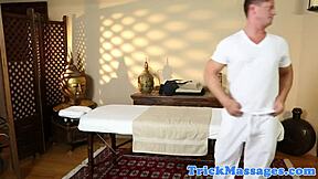 he spies on glam beauty's kinky massage rubdown unfolding