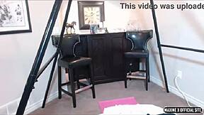 Maxine X Spreads Bubble Butt For Deep Dildo Webcam Pounding