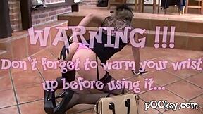 Hey flexible teen bitches bend over for deep doggystyle pounding in stockings