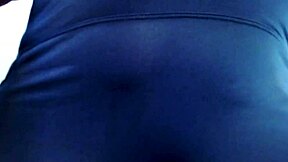 dawn's fat ass worship in tight leggings builds to denied orgasm shakes