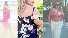 Mistress Bunny De La Cruz Crushes BBW Sluts Under Her Huge Tits