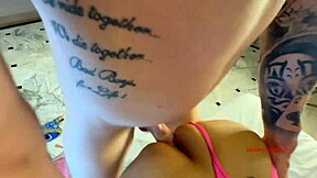 Slim Sexy Ladyboy Paula Teases Ass Boobs Cock