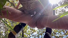 i fuck redhead latina risky outdoors in nature pov