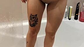 stepsis showers naked begging eyes on me wanna fuck her wet tits