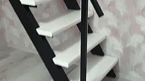 While MOMMY Cleans I Peek at HER HAIRY PUSSY