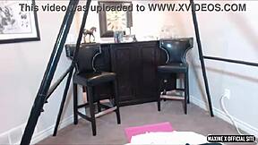 Maxine X Spreads Bubble Butt For Deep Dildo Webcam Pounding