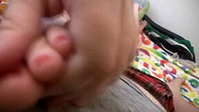 genevive rips fishnets grinds cock sensual massage