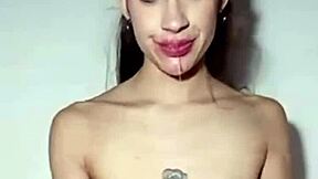 Gagging on cock, you submissive latina argentina? Choke deep as karogok throat fucks your face raw