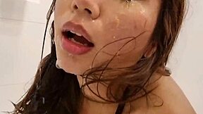 jureka del mar's ass destroyed in toilet after milk and piss flush