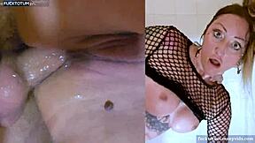 submissive italian wife endures brutal anal destruction gaping asshole with piss degradation