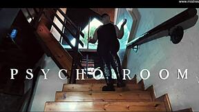 Dominatrix mistress april binds fat slave for hospital femdom caning